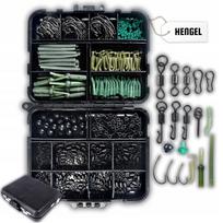Žūklės priedų rinkinys FISHING ESSENTIALS, 420 vnt. – suktukai, kabliukai, priedai