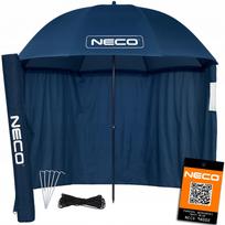 Žvejybinis skėtis-palisadas NECO, atsparus vandeniui, su uždangalu, 220 cm, mėlynas
