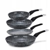 Keptuvių rinkinys Elitehoff, 4 vnt., pilkos spalvos, nelimpančios, 20/24/28 cm