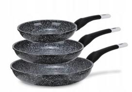 Keptuvių rinkinys Elitehoff, 3 vnt., 20/24/28 cm, marmuro danga