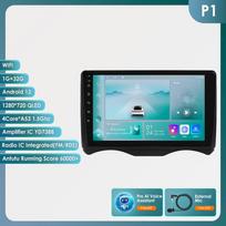 Ossuret Carplay 4G 2Din Android 13 Car Radio for Citroen C2 2002 - 2006 Citroen C3 Multimedia Video Player Intelligent Screen GPS DSP WIFI Autoradio P1 4Core 1G 32G AI