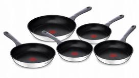 Nerūdijančio plieno keptuvių rinkinys TEFAL Daily Cook, 20/24/26/28/30 cm, tinka indukcijai