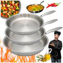 Keptuvių rinkinys GASTRONOMIC, 20, 24, 28 cm, tinka dujinei ir indukcinei kaitlentei, galima plauti indaplovėje