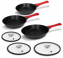 Puodų ir dangčių rinkinys 6 vnt. Zwieger Obsidian