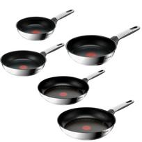 Nerūdijančio plieno keptuvių rinkinys TEFAL Emotion+ 18/20/24/28/30 cm, nelimpančios, tinkamos indukcijai