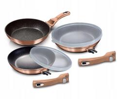 Keptuvių rinkinys BERLINGER HAUS ROSE GOLD, 5 dalių, tinka indukcijai