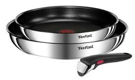 Keptuvių rinkinys Tefal Ingenio Emotion Induction 24 cm ir 28 cm, sidabrinis, 2 vnt.