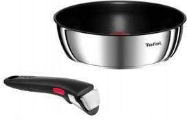 Keptuvių rinkinys Tefal Ingenio Emotion, 24 cm, nerūdijančio plieno, nelimpančios, 2 vnt.
