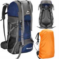 Žygio kuprinė HIKING TREKKING 90 l, pilka