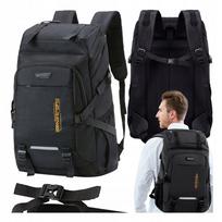 Sportinė kuprinė TAKTINĖ, 50 l, juoda, talpi