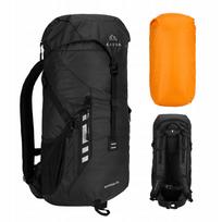 Žygio kuprinė MOUNTAIN KADVA Mundoro 35 l, juoda, su užvalkalu