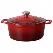 Ketaus puodas su dangčiu MG HOME INFINITO, 2,1 l, 20 cm, emaliuotas