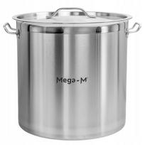 Nerūdijančio plieno puodas su dangčiu 36 l, 36 cm, Mega-M PRO