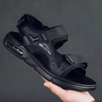 2025 summer new men's sports and leisure sandals men's air cushion bottom mesh breathable beach shoes waterproof 2315 38 juoda