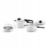 Nerūdijančio plieno greitpuodis su garinimo įdėklu FISSLER 6el K2
