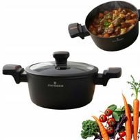 Puodas su dangčiu ZWIEGER RED LINE, 18 cm, 1,8 l, aliuminis, tinkamas indukcijai