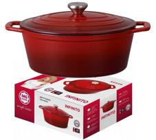 Ketaus puodas MG HOME, 3,9 l, emaliuotas, tinka indukcijai ir orkaitei