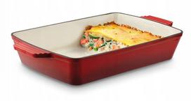 Emaliuota ketaus kepimo forma 39 x 23 x 7 cm, raudona, Konighoffer