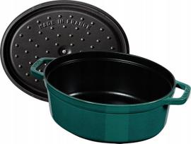 Ketaus ovalus puodas STAUB LA COCOTTE 6,7 l, La Mer