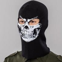 1Pcs One Size Scary Skeleton Skull Ghost Face Mask for Halloween Cosplay Costume