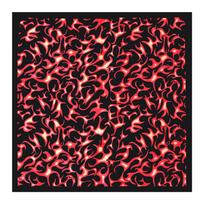 21'' Fire Bandana Head Scarf for Women Men Stretch Square Turban Head Scarf Punk Lightweight Head Wrap Headwear 6