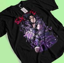 Sasuke T-Shirt Naruto Tshirt Sakura Shirt Madara Kakashi Tee Itachi Orochimaru XL