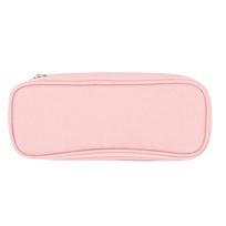 Big Capacity Pencil Case Pouch Pen Case Simple Stationery Bag with Mesh Pocket for Teens Adults Student School College rožinė