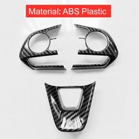 2019-2024 Patvarus ABS vairo mygtukų apdailos dangtelis Toyota RAV4 XA50 ir Corolla E210 hibridiniams automobiliams (2019-2024 m) - Tvirtas ABS Plast juoda
