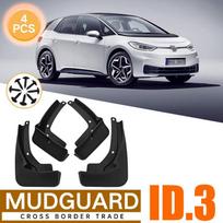 AU05 - 4 vnt. Automobilio purvasaugiai ID.3 ID3 Purvasaugiai Sparno Purvasaugio Atvartas Purvo Atvartai juoda