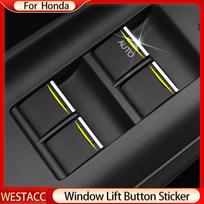 7 vnt. automobilio lango jungiklio pakėlimo mygtuko lipdukas, skirtas Honda Jazz Fit City Civic CRV BRV Jade Accord Odyssey Pilot