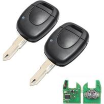 1 mygtuko raktų dėklas, raktų korpusas, nuotolinio valdymo pultelis Clio 2, automobilio raktas, nuotolinio valdymo pultelis Renault Twingo, Clio 2, Master, Kango, su 43