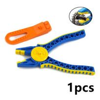 Non-Toxic Technology Parts Hammer Pliers Clip Remover Diy Assembly Brick High-Tech Tool Accessories Building Block Tool Designer blue
