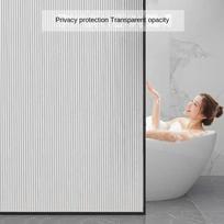 Apsauganti nuo smalsumo stiklo lango privatumo plėvelė Riesto stiklo matinė plėvelė Lipnios stiklo lipdukai 40x100cm-grey