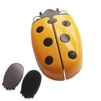 2-in-1 Ladybug Magnetic Pen Holder Whiteboard Eraser Storage Box Universal Fridge Magnet Organizer For Kitchen Container