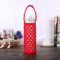 Reusable Water Bottle Cover Handmade Water Bottle Bag Cup Sleeve Pouch  Water Bottle Accessories 03 gray
