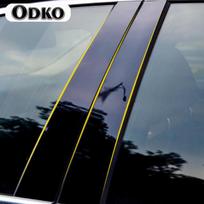 8 PCS Car Stickers For Volkswagen VW Touran 2008-2015 B C Pillar Middle Central Column Window Trim Decoration Protection juoda