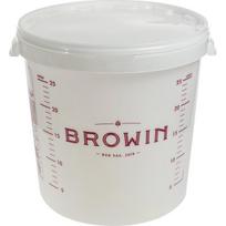 Browin Fermentacijos indas 340433, 30 L, polipropilenas be BPA, su dangčiu, oro užraktas, talpos matuoklis