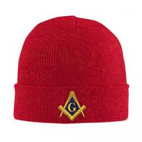 Freemason Masonic Warm Knitted Cap Winter Knit Bonnet Hat Skullies Beanies Hip Hop Caps for Unisex One Size