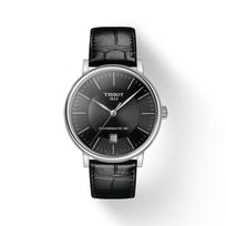 Tissot Leather Strap black Dial Men's Fashion Watch T122.407.16.051.00 juoda