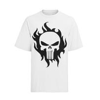PUNISHER Skull Frank Castle Tattoo T-Shirt Mens Womens Tees Top Mens 2XL
