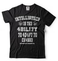 Intelligence Stephen Hawking Quote T-T-shirt Ability to Adapt To Change T-shirt S