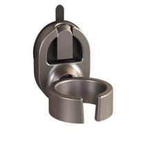 Hair Dryer Holder - Wall-mounted Hair Dryer Stand for Bathrooms - Bathroom Hanging Rack - Hair Dryer Tube Storage Rack Gun gray