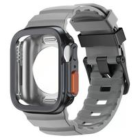 Slicone Strap+TPU Case for Apple Watch 11 10 46mm Ultra 3 2 49mm SE3 SE2 44mm 45mm Band for iWatch 11 10 9 Ultra 8 7 SE 6 5 4 44MM-SE3 SE2 S2
