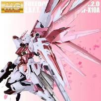 Mg Cherry Blossom Freedom 2.0 1/100 Scale Action Figure Featuring Cherry Blossom Water Stickers Magic Change Collectible Toy Present
