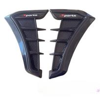 Vent Cover Fender Hood Air Flow Intake Trim Car Side Exterior Accessories Wing Decals Ventilation Sticker Modified Styling 2pcs juoda