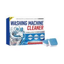 Washing Machine Cleaner Tablets for Deep Cleaning and Deodorizing Removes Residue Limescale and Odors Compatible with All Washing Machines 12 Pieces One Size