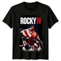 Rocky IV (1985) Movie Poster Inspired Unisex T-Shirt Retro 80s Tee Graphic Tee S