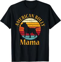 Bully American Mama _ Mom Bulldog Gift_ Bull Dog Owner Gifts Gift Unisex T-Shirt S