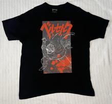 Berserk Anime Manga Graphic T Shirt Black Mens XL 23” X 29” Crunchyroll Guts S