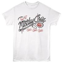 Motley Crue Sex Whip Lip Stick Kiss Girls Girls Girls Tour 87 Men's T Shirt XXL